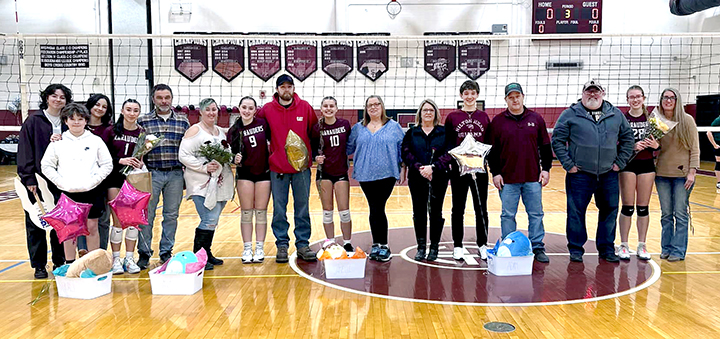 The Evening Sun | Winter Volleyball: S-E Honors Seniors Vs Westmoreland